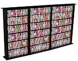 Spartak Bookcase Media Tower - Triple 2403WALNUT (Walnut) (50H x 76W x 9.5D)