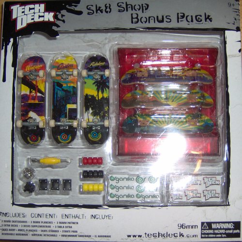 Childrens Toyshop  Toys : Tech Deck Skate Shop Bonus Pack Organika