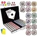 1000 11.5 Gram Clay Composite Dollar Suite Chipset with Dice, Dealer Buttons, Playing Cards and Cut Cards