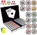 1000 11.5 Gram Clay Composite Dollar Suite Chipset with Dice, Dealer Buttons, Playing Cards and Cut Cards