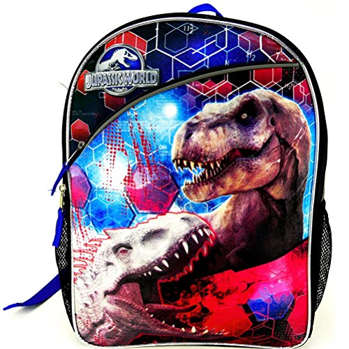Jurassic World Backpack with Two Side Mesh Pockets