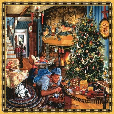61U6axLGsfL Sunsout Fathers Christmas Train 500 Piece Jigsaw Puzzle