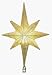 Noma #V49356 Gold Mesh Star Tree Top