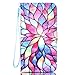 Galaxy S7 Edge Case,CASELAND Samsung Galaxy S7 Edge Case Wallet PU Leather Stand Flip Case for Samsung Galaxy S7 Edge - Flower