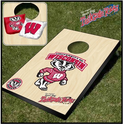 Wisconsin Badgers Cornhole Bean Bag Toss Game