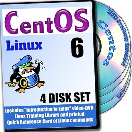 CentOS 6 Linux, 4-discs DVD Installation and Reference Set, Ed.2012