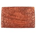 Hand crafted Wooden Box 8"X5" with floral spread created in wood