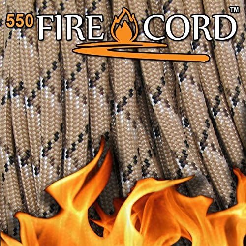 Fire Cord 550 Paracord, Desert Storm Camo by Fire Cord