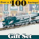 Philadelphia Eagles Express Train Gift Set by The Bradford Exchange