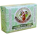 Tierra Mia Organics Spearmint Sage Gentle Body Bar, 4.2 Ounce