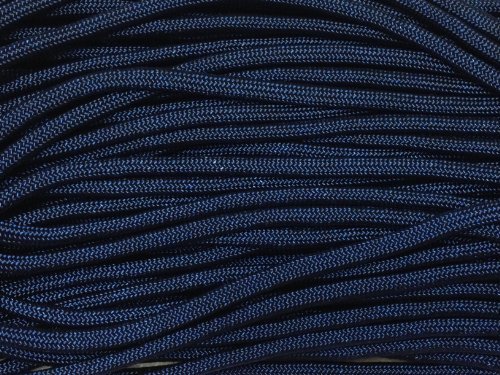 50FT Type III Navy Blue Paracord 550 Parachute Cord 7 Strand Made In USA