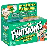 Flintstones Children's Multivitamin plus Calcium Chewable Tablets, 60-Count Bottles (Pack of 3)