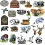 RoomMates RMK1071SCS Wildlife Medley Peel & Stick Wall Decals