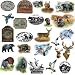 RoomMates RMK1071SCS Wildlife Medley Peel & Stick Wall Decals