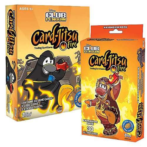 Club Penguin Card-Jitsu Fire ~ Expansion Deck & Fire Deck Combo [Toy]