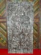 Antique Decorative Carved Birds and Flowers Door Wall Panel India 72 Inch