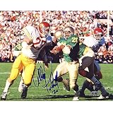Steiner Allen Pinkett Autographed ND Run vs. USC 8x10 Photograph