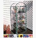 4 Tier Indoor / Outdoor Juliana Plant Growing Rack - A Small Greenhouse to Grow Plants, Flowers, Seedlings, Wheatgrass, Barleygrass, Herbs & More. Zip Close Vinyl Cover Creates Green House Environment. Light Weight Steel Tube Frame Is Very Easy to Assemble.