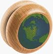 Maple Landmark 41191 Yo-Yo - Earth Print