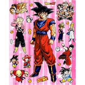  Dragon Ball GT Manga Sticker Sheet PM95 ~  Goku Gohan Master Roshi