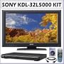Sony Bravia L-Series KDL-32L5000 HDTV 32-Inch 720p LCD + Accessory Kit