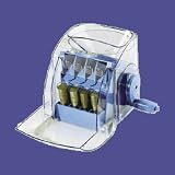 Manual Coin Sorter, 1-Row, 7-19/64"x9-7/64"x8-19/64, Blue, Sold as 1 each