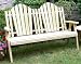 4' Treated Pine Curveback Garden Bench