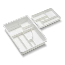 Madesmart 3 by 15 by 11-1/2-Inch Junk Drawer Organizer, White