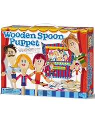 4M Wooden Spoon Puppet Theatre Kit