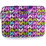 Vera Bradley Neoprene Laptop Case Flutterby Butterflies