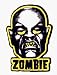 Rob Zombie Black and Yellow Monster logo Sticker