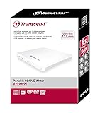 Transcend 極薄型ポータブルDVDドライブ USB2.0 ホワイト 2年保証 TS8XDVDS-W