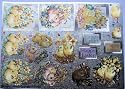 A4 sheet 3D numbered step by step Dufex decoupage - Easter chicks and bunnies