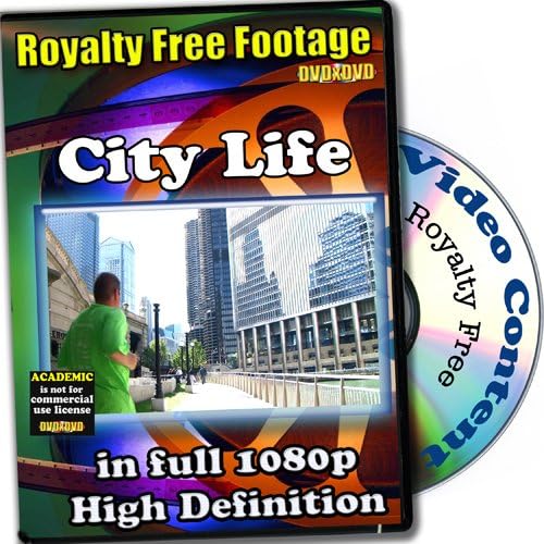 City Life - Royalty Free Video Footage High Definition Collection, Academic License