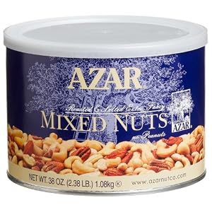 Azar Nut Company Mixed Nuts, Extra Fancy, No Peanuts, 2.38-Pound Can by Nuts