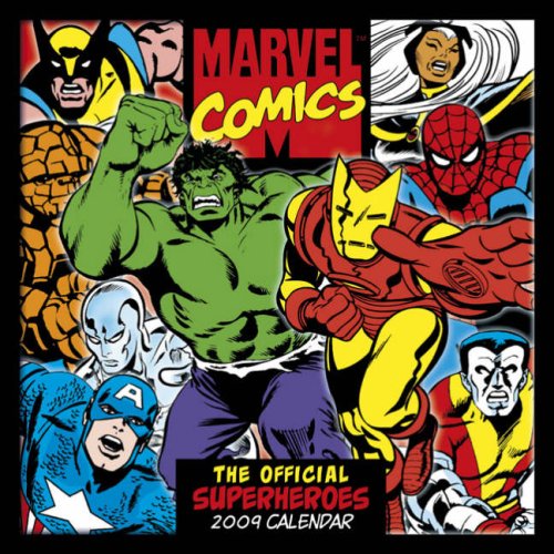 Childrens Toyshop  Books : Marvel Superheroes Calendar 2009 (Square Calendar)