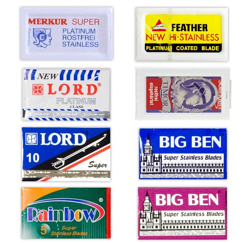 100 Double Edge Razor Sample Pack