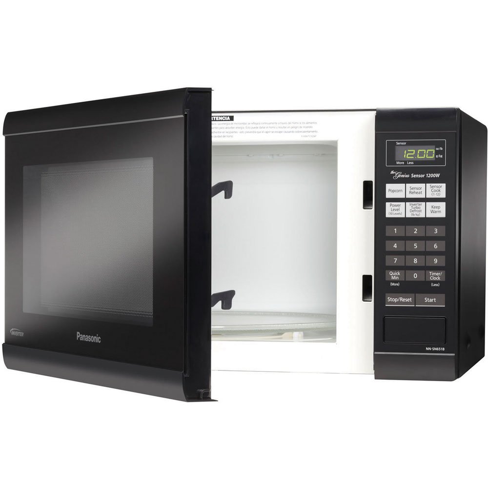 Panasonic NNSN651B 1.2 Cubic Feet Genius Sensor Microwave with Inverter Technol Panasonic NNSN651B 1.2 Cubic Feet Genius Sensor Microwave with Inverter Technol