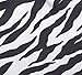 Divatex Home Fashions Royal Opulence Satin Twin Sheet Set, Zebra Black/White