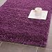 Safavieh Shag Collection SG151-7373 Purple Shag Area Rug, 3-Feet by 5-Feet