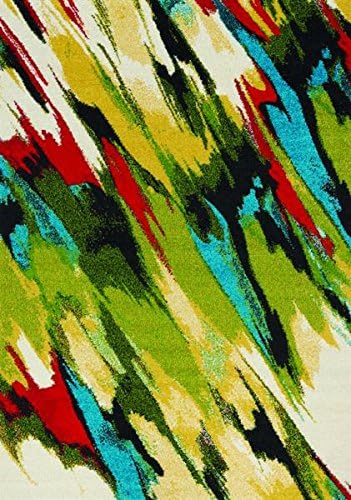 Spring Multi Brush Strokes Rug