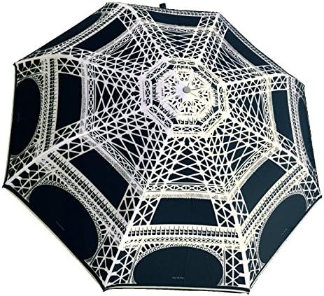 GUY DE JEAN - EIFFEL Automatic Folding Umbrella - GDJ3405E - Black