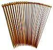 Stanwood Needlecraft Carbonized Patina 13" Single Point Bamboo Knitting Needles 14 Sizes