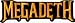 Megadeth - LARGE 3" x 9 1/2" - Embroidered Iron On or Sew On Patch