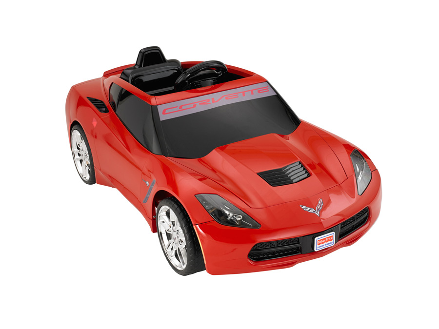 Fisher Price Power Wheels 12V Battery Red Corvette Car Ride On Toy | eBay