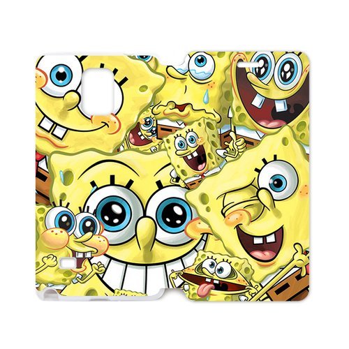 SpongeBob SquarePants Personalized Custom Flip Cover Case For SamSung Galaxy Note4