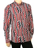 Miu Miu by Prada Men's Multi Color Button Up Shirt