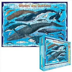 Whales & Dolphins Jigsaw Puzzle - 100 pieces