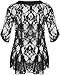 WearAll Women's Lace Open Cardigan