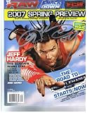 AUTOGRAPHED JEFF HARDY SPRING PREVIEW MAGAZINE